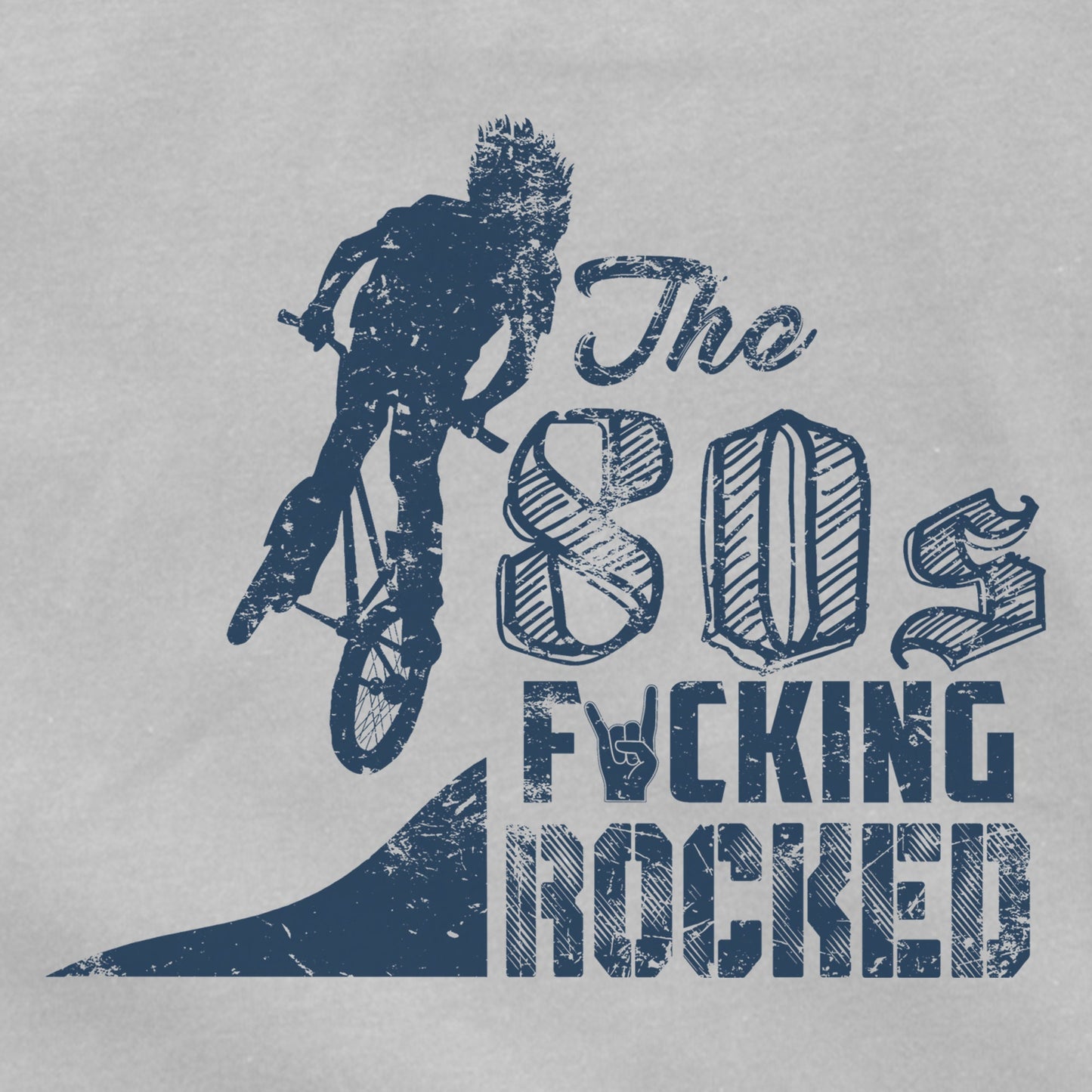 The 80s rocked bike ramp gt pro schwinn sting predator racing racer spokes poppa wheelie tricks extreme sports skateboarding tee t shirt