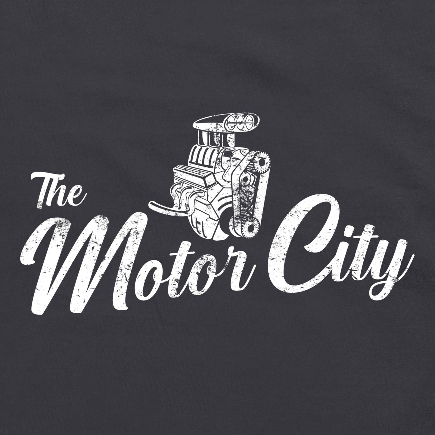 Detroit Motor City MI Michigan auto workers united union northern factory blue collar American made USA crew neck short sleeve tee t shirt