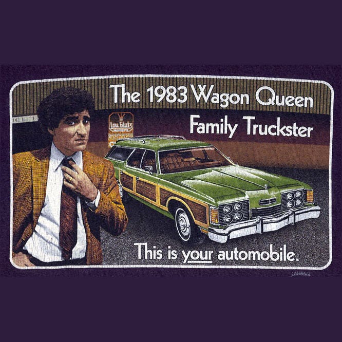 Clark W Griswold Wagon Queen Family Truckster Walley World National Lampoons Christmas Vegas European Vacation Chevy Chase movie Tee T Shirt