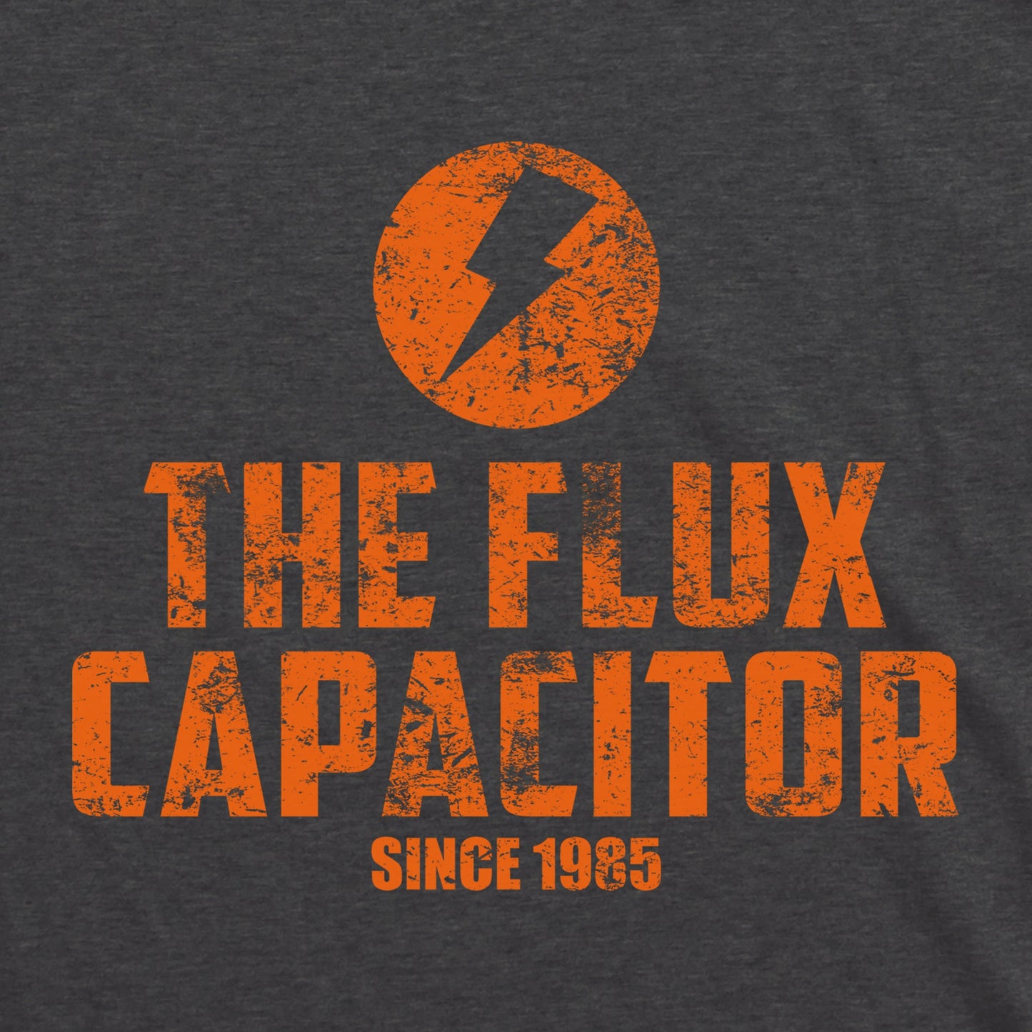 Flux capacitor since 1985 fun retro rad Back to the Future sequel 2 3 4 trilogy action movie poster vintage distressed cool tee t shirt