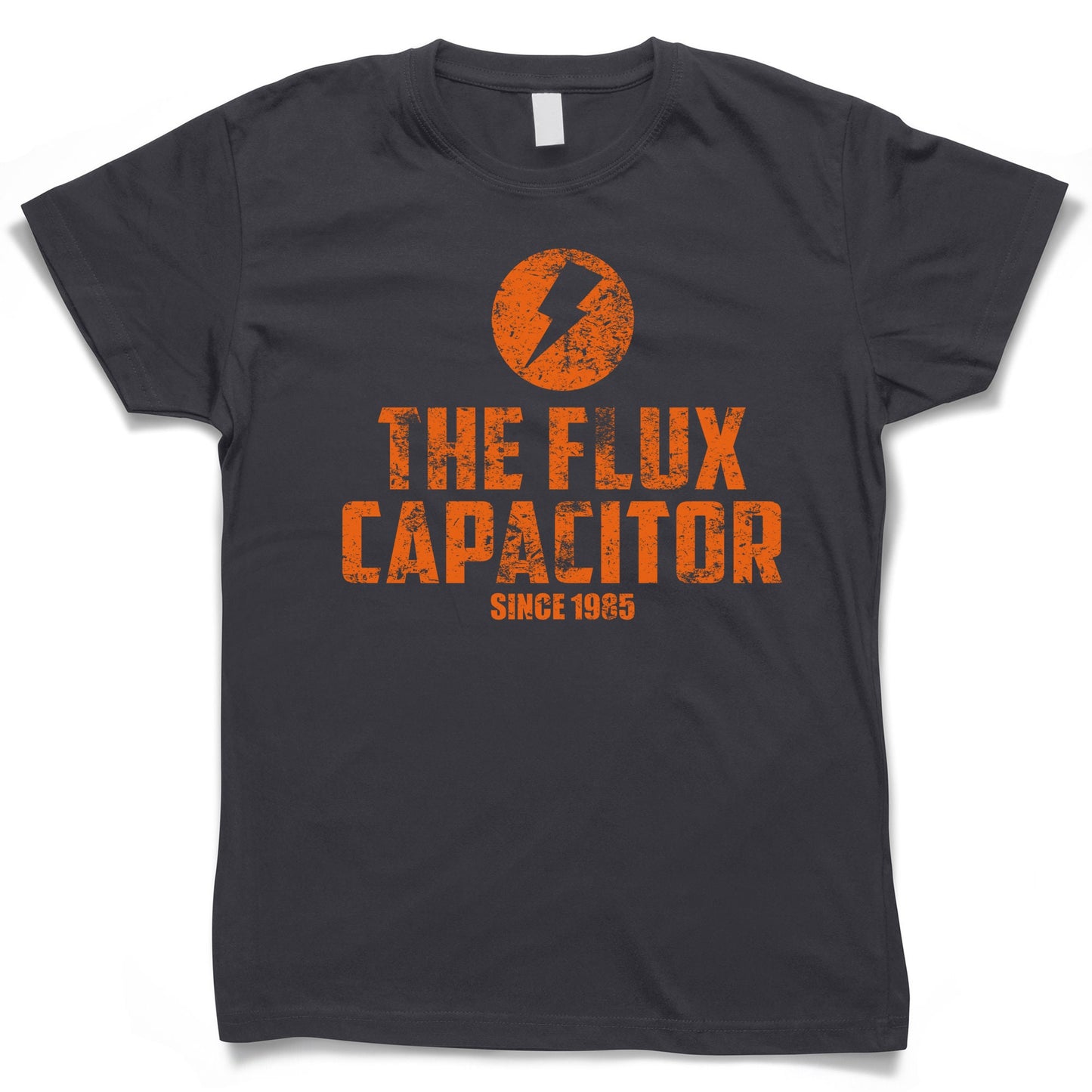 Flux capacitor since 1985 fun retro rad Back to the Future sequel 2 3 4 trilogy action movie poster vintage distressed cool tee t shirt