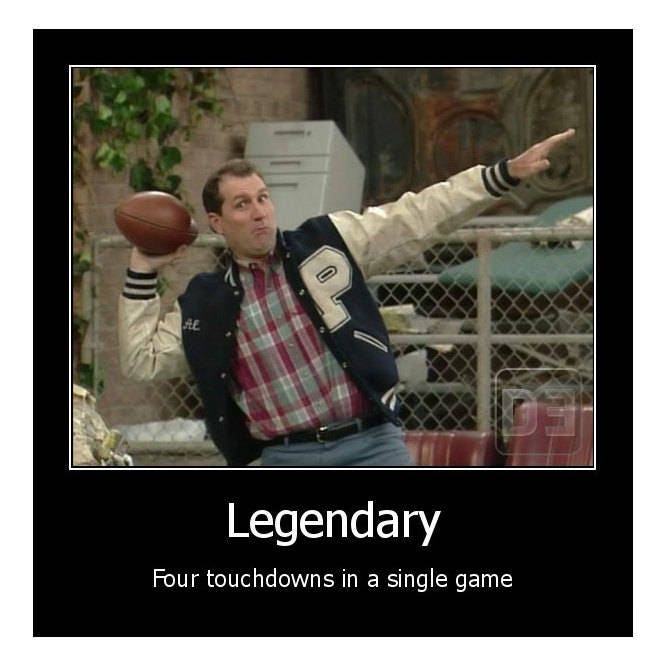 Married with children Polk High School college Football 4 four touchdowns in a single one game Bud Al Peg Kelly Bundy Ed O'neill Tee T Shirt