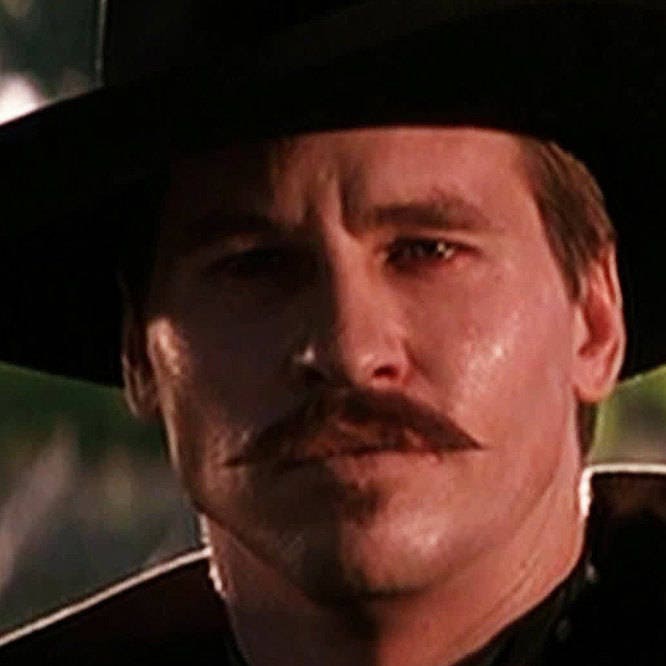 Tombstone Doc Holliday Im I'm Your Huckleberry Val Kilmer Wyatt Virgil Earp Johnny Ringo OK Corral sheriff High Noon vigilante tee t Shirt